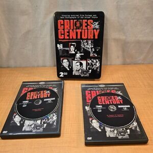 Crimes of the Century 2 DVD Tin Box Set Like New Timeless Media Group